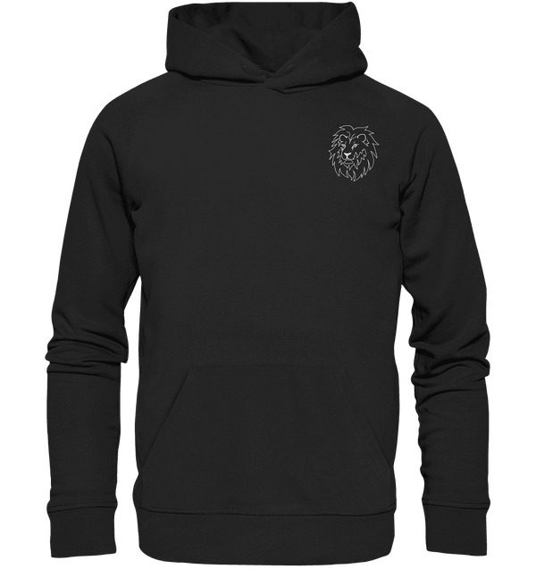 Löwe weiß - Premium Hoodie Unisex Hoodies Tier-Shirts.com Black S