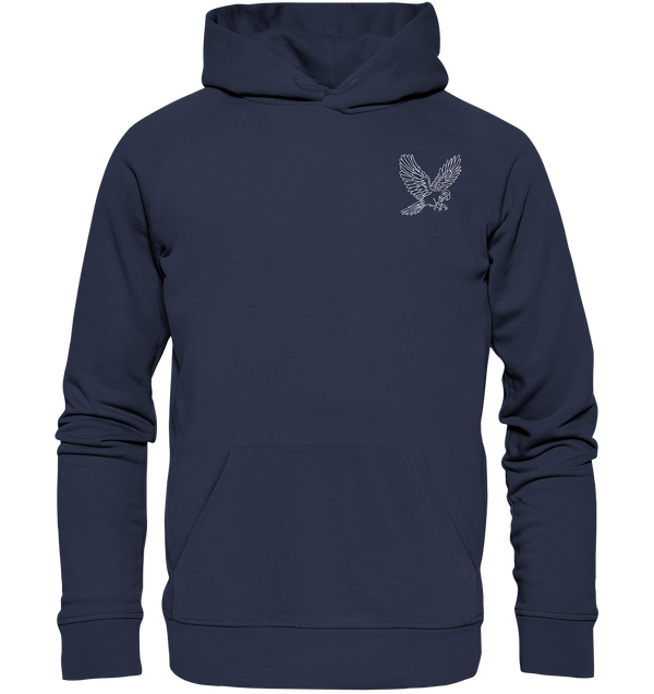 Papagei weiß - Premium Unisex Hoodie Hoodies Tier-Shirts.com Deep Navy S