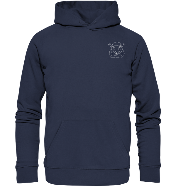 Schaf weiß - Premium Hoodie Unisex Hoodies Tier-Shirts.com Deep Navy S