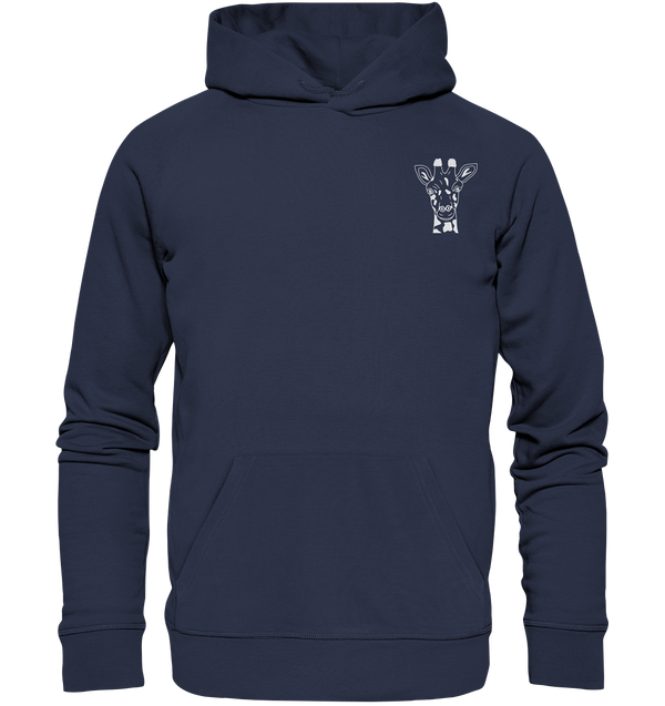 Giraffe weiß - Premium Hoodie Unisex Hoodies Tier-Shirts.com Deep Navy S