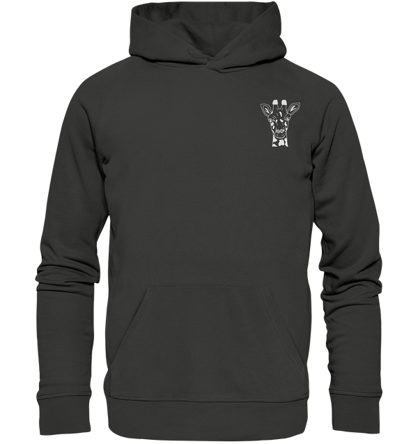 Giraffe weiß - Premium Hoodie Unisex Hoodies Tier-Shirts.com Charcoal S