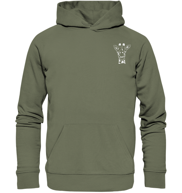 Giraffe weiß - Premium Hoodie Unisex Hoodies Tier-Shirts.com Classic Olive S