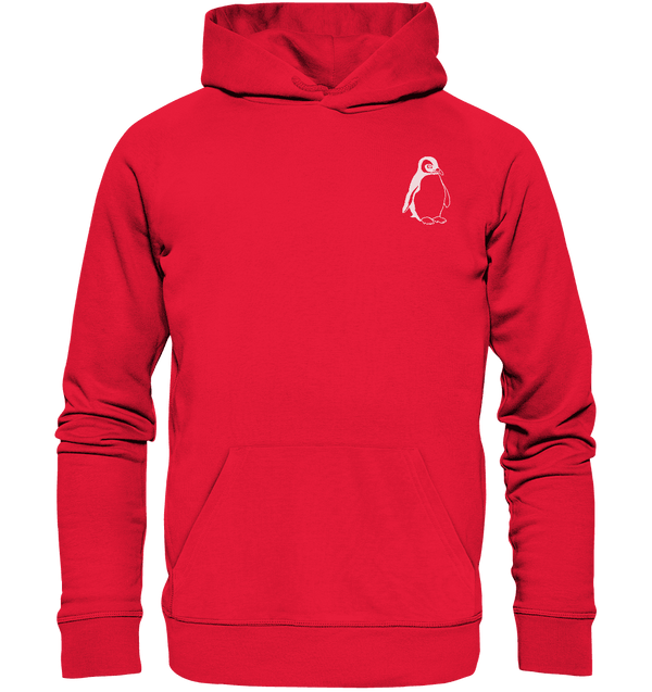 Pinguin weiß - Premium Hoodie Unisex Hoodies Tier-Shirts.com Rot S