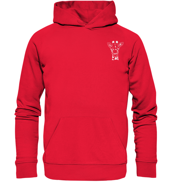 Giraffe weiß - Premium Hoodie Unisex Hoodies Tier-Shirts.com Rot S