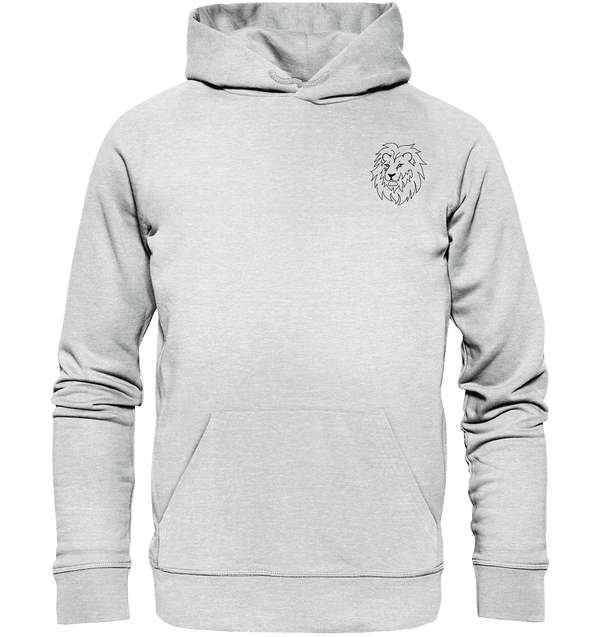 Löwe - Premium Hoodie Unisex Hoodies Tier-Shirts.com Heather Grey (meliert) S