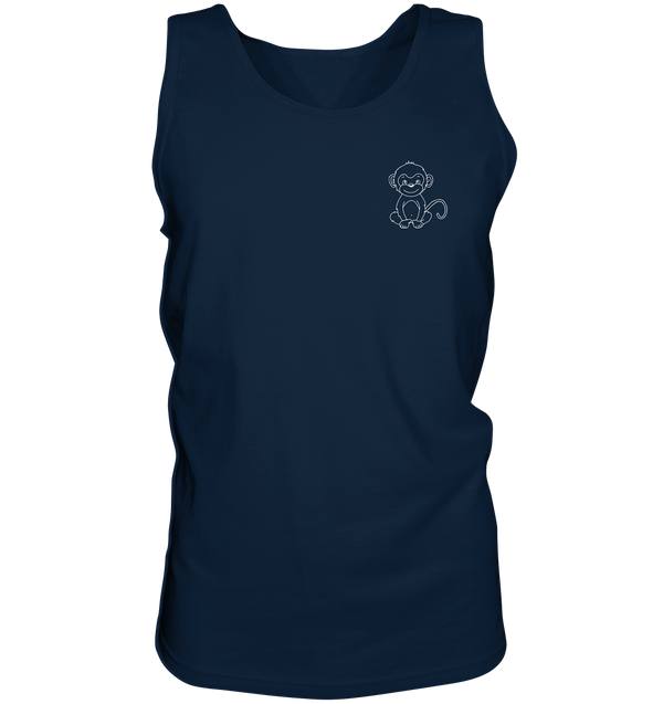 Affenbaby weiß - Tank-Top Unisex Tank-Tops Tier-Shirts.com Navy S