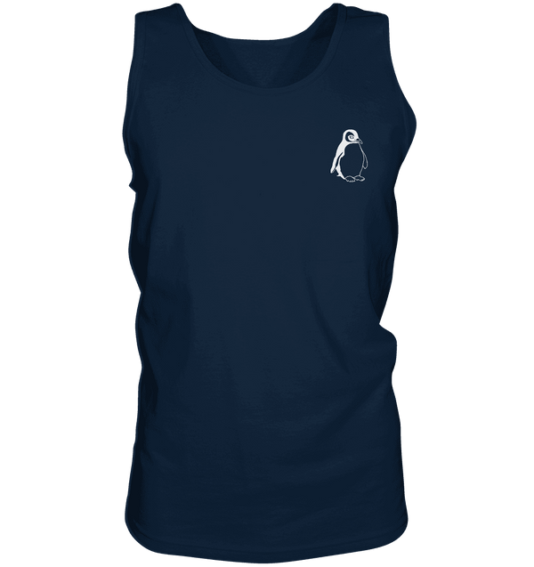Pinguin weiß - Tank-Top Unisex Tank-Tops Tier-Shirts.com Navy S