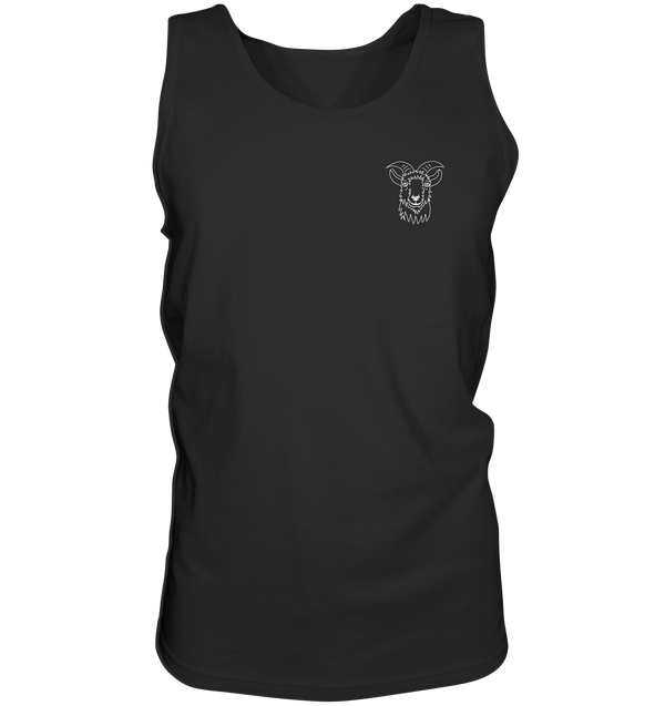 Ziege weiß - Tank-Top Unisex Tank-Tops Tier-Shirts.com Black S
