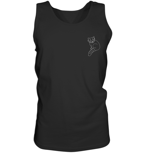 Roter Panda weiß - Tank-Top Unisex Tank-Tops Tier-Shirts.com Black S