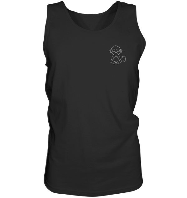 Affenbaby weiß - Tank-Top Unisex Tank-Tops Tier-Shirts.com Black S