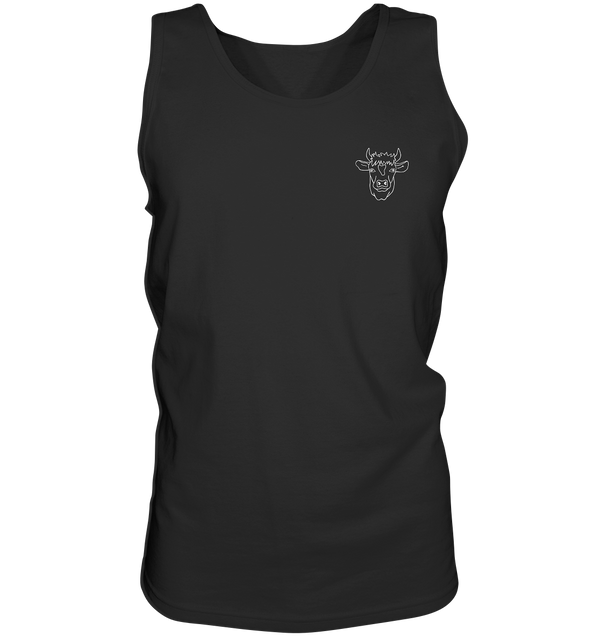 Kuh weiß - Tank-Top Unisex Tank-Tops Tier-Shirts.com