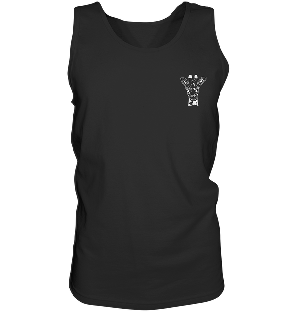 Giraffe weiß - Tank-Top Unisex Tank-Tops Tier-Shirts.com Black S