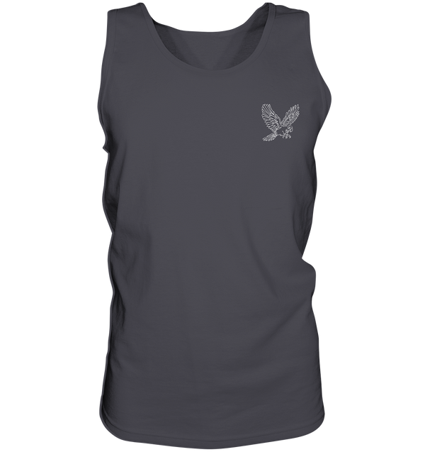 Papagei weiß - Tank-Top Unisex Tank-Tops Tier-Shirts.com Charcoal S