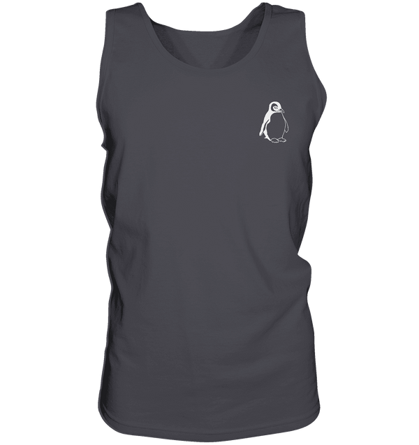 Pinguin weiß - Tank-Top Unisex Tank-Tops Tier-Shirts.com Charcoal S