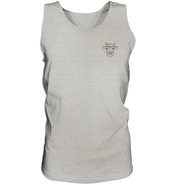 Kuh schwarz - Tank-Top Unisex Tank-Tops Tier-Shirts.com Sport Grey (meliert) S