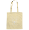 Ziege weiß - Baumwolltasche Einkaufstasche Tier-Shirts.com Natural ca. 38x42